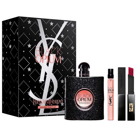 womens ysl black opium gift set|black opium 30ml gift set.